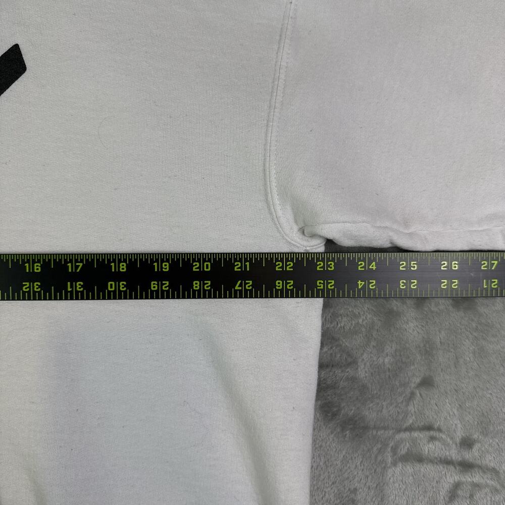 Billie Eilish White Racing Name Spellout Logo White Hoodie Size Large - Picture 7 of 8